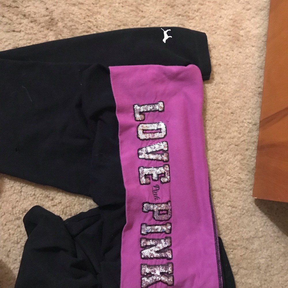 Pink Victoria’s Secret leggings